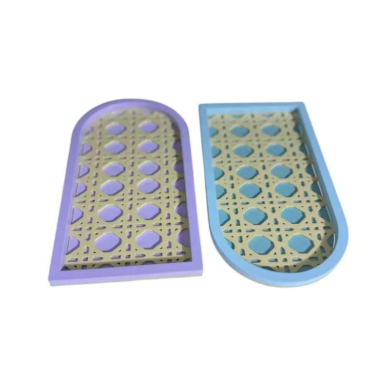 Bandeja mimbre ovalada